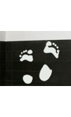 Sticker traces de pieds